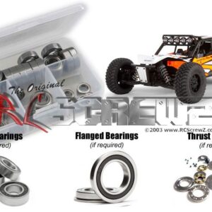 axi005r -Rubber Shielded Bearing Kit For The Axial Racing EXO Terra (#90015/24)