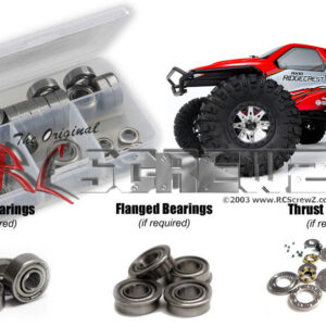 axi006b - Axial AX10 Ridgecrest (AXA90019) Metal Shielded Bearing Kit