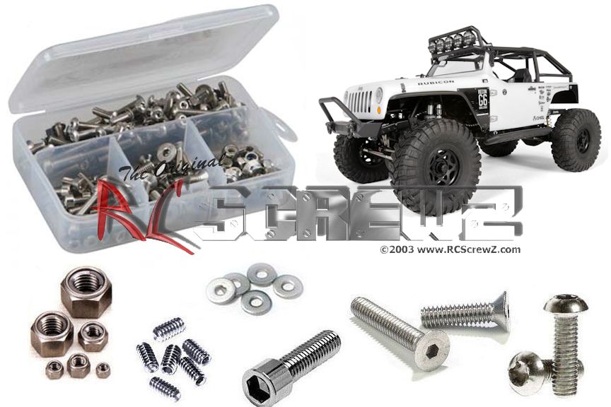 axi008 - Axial SCX10 Jeep Wrangler G6 Stainless Steel Screw | RCScrewZ &  Hobbies