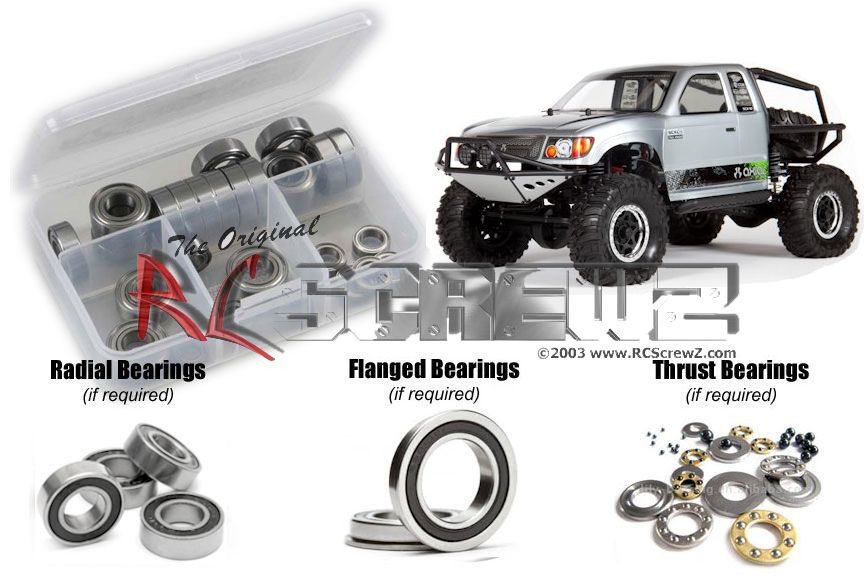 FastEddy Bearings Kit For Axial Wraith RTR - Complete Sealed Bearing Replacement Set