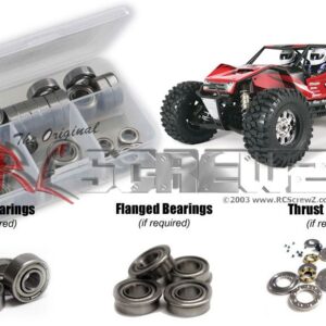 axi017b - Axial Yeti XL 4wd RTR (#90032/38) Metal Shielded Bearing Kit