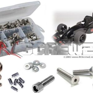 cor008 - Corally F1 New Generation Stainless Steel Screw Kit