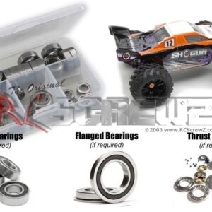 dhk012r - DHK Hobby Shogun 1/8th Rubber Shielded Bearings