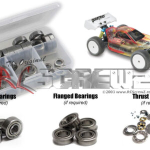 dur016b - Metal Shielded Bearing Kit For The Duratrax Vendetta 1/18th RTR