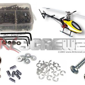 dyn001 - Dynam Razor 450 Stainless Steel Screw Kit