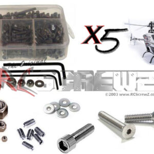 gau004 - Gaui X5 Heli Compatible Stainless Screw Kit