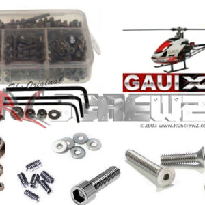 gau006 - Gaui X2 Heli Compatible Stainless Steel Screw Kit