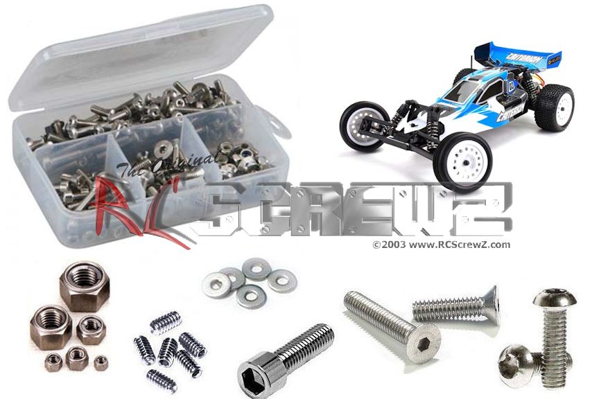 helrc002 Helion RC Criterion 1 10th Buggy Stainless Screw Kit