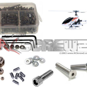hir010 - Hirobo Turbulence D3 .90 Stainless Steel Screw Kit
