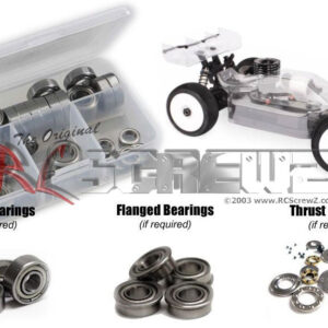 hot034b - Hot Bodies D817 Nitro 1/8th Metal Shielded Bearings