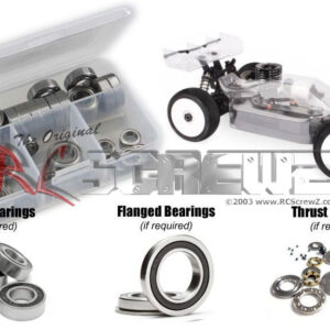 hot034r - HotBodies D817 Nitro 1/8th Rubber Shielded Bearings