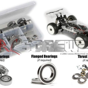 hot035r - HotBodies D817e 1/8th Rubber Shielded Bearings