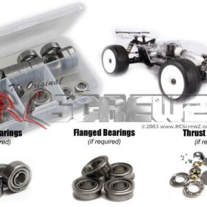 hot036b - Hot Bodies D817-T 1/8th Metal Shielded Bearings