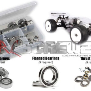 hot036r - HotBodies D817-T 1/8th Rubber Shielded Bearings