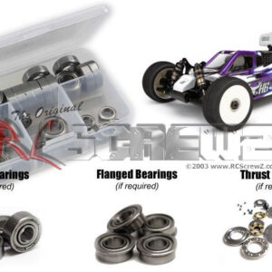 hot037b - Hot Bodies D815 V2 Nitro 1/8th (#117055) Metal Shielded Bearing Kit