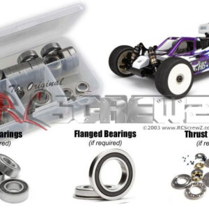 hot037r - Hot Bodies D815 V2 Nitro 1/8th (#117055) Rubber Shielded Bearing Kit