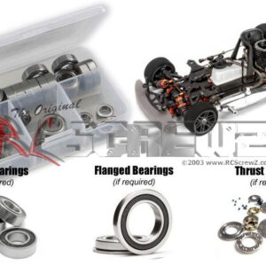 hot038r - HotBodies R10 Onroad 1/10th Rubber Shielded Bearings