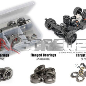 hot041b - Hot Bodies RGT8 Onroad 1/8th (#115770) Compatible Metal Shielded Bearing Kit