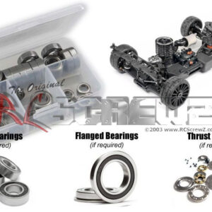 hot041r - HotBodies RGT8 Onroad 1/8th (#115770) Compatible Rubber Shielded Bearing Kit