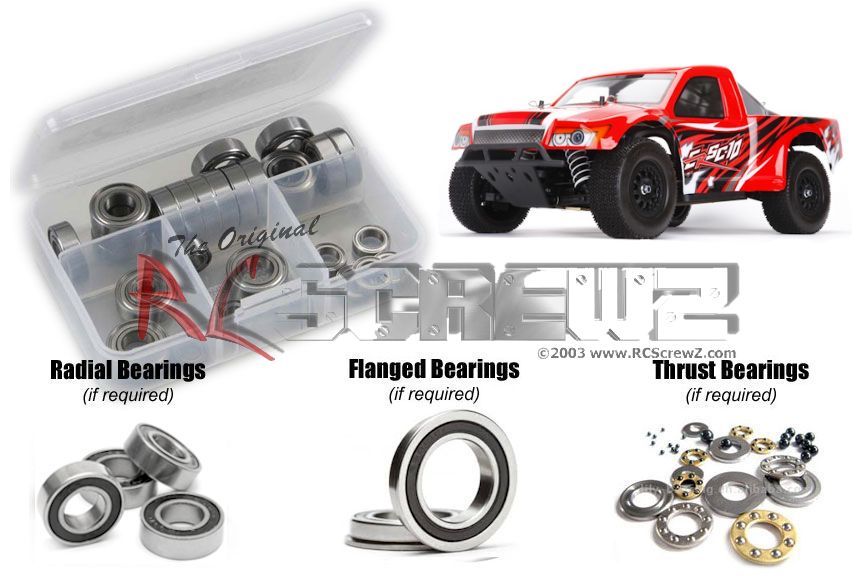 int002r - Intech ERSC-10 4wd SC Rubber Shielded Bearings | RCScrewZ ...