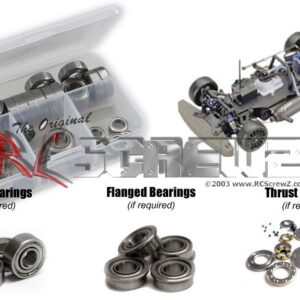 kyo001b - Metal Shielded Bearing Kit For The Kyosho V-One-R Nitro 1/10th (#31011)