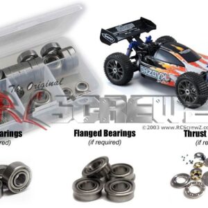 kyo007b - Metal Shielded Bearing Kit For The Kyosho MP7.5 Sports 1/8th (#31192)