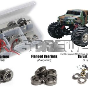 kyo018b - Metal Shielded Bearing Kit For The Kyosho Mad Armour Monster (#31224)