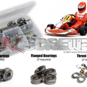 kyo117b - Kyosho Birel Racing Kart Metal Shielded Bearing Kit