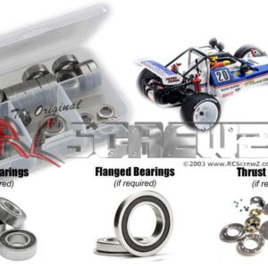 kyo176r - Kyosho Turbo Scorpion (#30616B) Rubber Shielded Bearing Kit
