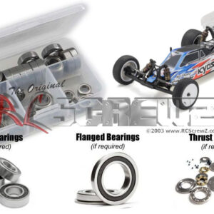 kyo178r - Kyosho Ultima RB6.6 Rubber Shielded Bearings