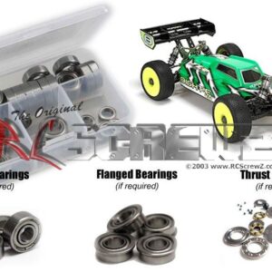 los086b - Metal Shielded Bearing Kit For The Losi 8ight-E 4.0 1/8th (#TLR04004)