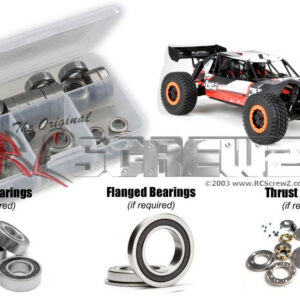 los090r - Losi TEN-SCBE 4wd Rubber Shielded Bearings