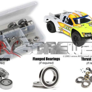 los094r - Rubber Shielded Bearing Kit For The Losi TEN-SCTE 3.0 (#TLR03008)