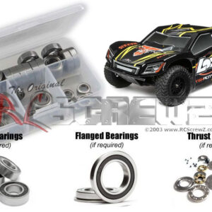 los096r - Losi Tenacity SCT (#LOS03010T) Rubber Shielded Bearing Kit