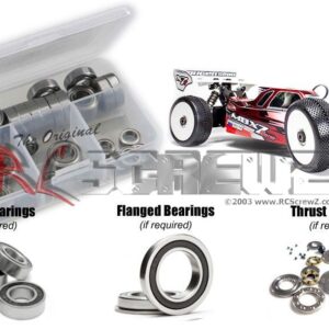 mug030r - Mugen Seiki MBX-7R Nitro (#E2015) Rubber Shielded Bearing Kit