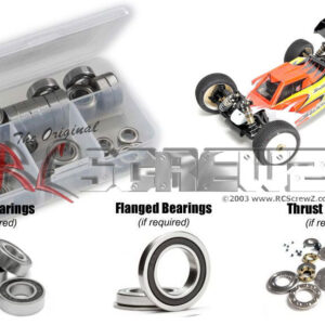 swz006r - SWORKz S35-2E 1/8th Rubber Shielded Bearings