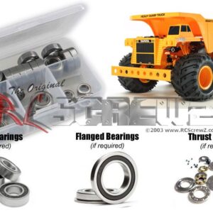 tam182r - Tamiya Heavy Dump Truck Rubber Shielded Bearings