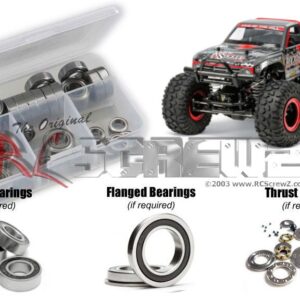 tam184r - Tamiya Rock Socker 1/10th Rubber Shielded Bearings