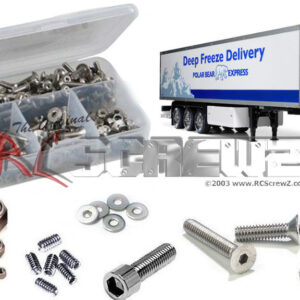 tam186 - Tamiya 3-Axle Reefer Trailer Stainless Screw Kit