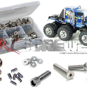 tam212 - Tamiya 6x6 Konghead 1/18th (#58646) Stainless Screw Kit