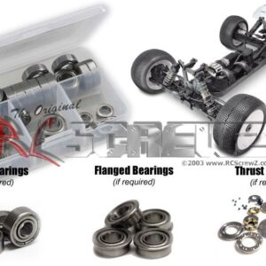 tek011b - Metal Shielded Bearing Kit For The Tekno ET48.3 Truggy 1/8th (#TKR5602)