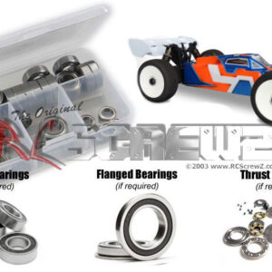 tek015r - Rubber Shielded Bearing Kit For The Tekno RC EB48.4 Buggy 1/8th (#TKR8000)