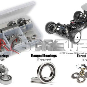 tek017r - Tekno EB410 Buggy (#TKR6500) Rubber Shielded Bearing Kit