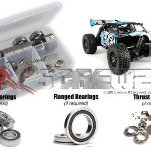 thu041r - Thunder Tiger Bushmaster 4wd Rubber Shielded Bearings