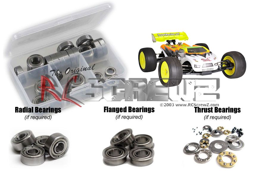 Kugellager-Set Für Absima TeamC T8 V3 T8E T8T T8TE V2 Stoke Torch N E