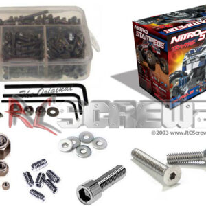 tra007 - Stainless Steel Screw Kit For The Traxxas Nitro Stampede RTR