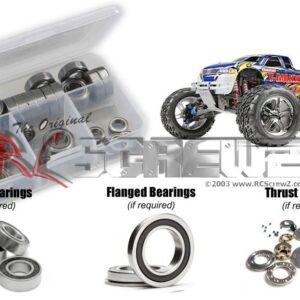 tra016r - Rubber Shielded Bearing Kit For The Traxxas T-Maxx 3.3 (#4907)