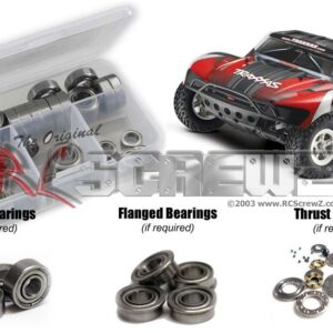 tra033b - Metal Shielded Bearing Kit For The Traxxas Slash 1/10 2WD (#58024/34)