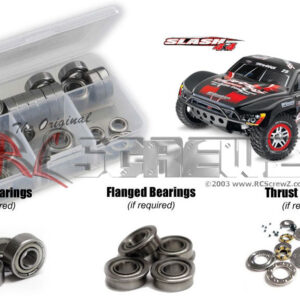 tra039b - Metal Shielded Bearing Kit For The Traxxas Slash 4x4 (#68086)