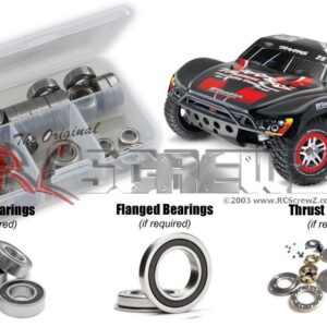 tra039r - Rubber Shielded Bearing Kit For The Traxxas Slash 4x4 (#68086)